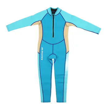 Детский гидрокостюм из термопластичного неопрена с длинным рукавом 2,5 мм, детский гидрокостюм для девочек и мальчиков, серфинг, плавание, дайвинг, сноркелинг