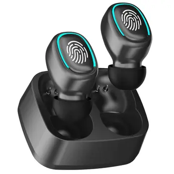Беспроводная Bluetooth-гарнитура Touch Light Mini Высококачественные Затычки для ушей от пота, Стереогарнитура высокой четкости, Универсальная гарнитура