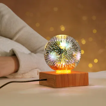 Креативный романтический светильник со звездным небом, светодиодный ночник, прикроватный USB-разъем для сна, светильник для настроения