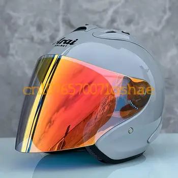 Одобренный ЕЭК женский и мужской полушлем, мотоциклетный шлем, легкий шлем белого цвета для горной дороги Ram4