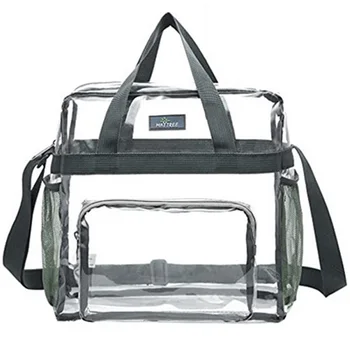Прозрачная сумка через плечо для стадиона, унисекс, спортивные сумки через плечо большой емкости