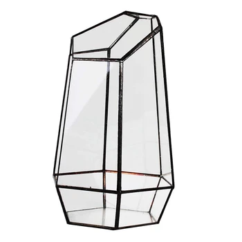 2-х Комнатная Тепличная Шестиугольная стеклянная ваза для домашнего сада с миниатюрным мини-ландшафтом