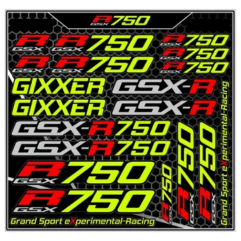 Виниловая наклейка Suzuki GSXR 750 с логотипом GSX R750