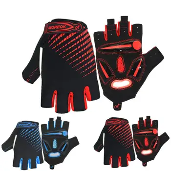 Велосипедное оборудование Защита окружающей среды Противоударная перчатка Износостойкие Дышащие перчатки на полпальца