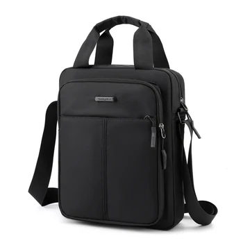 A4 можно загрузить, мужская сумка через плечо, высококачественная сумка через плечо для мальчиков, деловая водонепроницаемая нейлоновая мужская сумка-мессенджер, мужские сумки