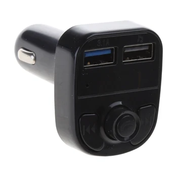 Автомобильный FM-передатчик, Bluetooth-совместимый MP3-плеер с громкой связью, двойной USB 3.1A 1A, автомобильный светодиод Dislpay Handsfree T3EF