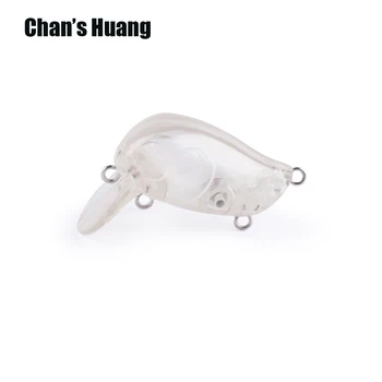 Chan's Huang 20шт DIY 4 СМ 3,5 Г Мини-Воблер Рыболовные Приманки Воблер Заготовки Неокрашенные Оптом Искусственные Плавающие Окуневые Снасти