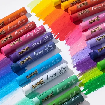 12 Монохромных палочек для рисования маслом, детские цветные карандаши для рисования, не пачкающие руки, экологически чистые моющиеся мелки