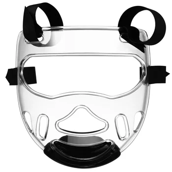 Маска для тхэквондо Мужская маска для лица Face Guard Мужская Портативная Защитная экипировка для спарринга KickMens Маска для лица Прозрачная Детская