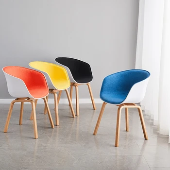 Модные Уникальные обеденные стулья в стиле арт-деко, Синий пол, Современные Обеденные стулья, Дизайнерский салон мебели для дома El Hogar