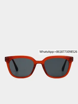 Солнцезащитные очки Женские Корейские Солнцезащитные очки KUN004 Fashion Men's Box Солнцезащитные очки Красные UV400
