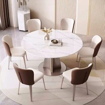Кухонный центр, складной стол, круглый конференц-зал, гостиная, современный обеденный стол, мобильная мебель класса люкс Muebles De Cocina