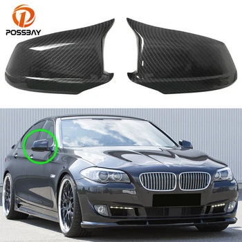 Автомобильные чехлы для зеркал заднего вида из углеродного волокна Для BMW 5-Series F10 Седан 520i 523i 525i 528i 530i 535i 2010-2013