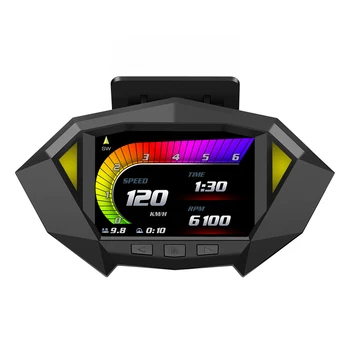 Умный автомобильный инклинометр Измеритель уровня наклона Цифровой дисплей на лобовом стекле GPS Измеритель скорости OBD Дисплей спидометра Скорость Напряжение