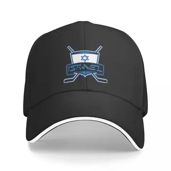 Логотип хоккейного флага Израиля, ???? ??? Бейсболка, кепка для пляжной прогулки, мужская шляпа, женская