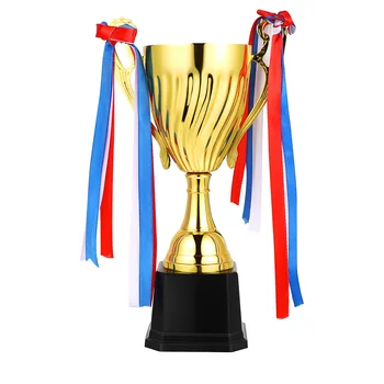Почетный Трофей, Спортивные соревнования, Футбольные подарки, Классический Наградной Кубок, футбольные Металлические трофеи Золотого цвета.
