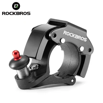 Rockbros bicicleta Bell Рожок из алюминиевого сплава Небольшой Громкости Портативная звуковая сигнализация для безопасности MTB Дорожный Велосипед Кольцо Аксессуары