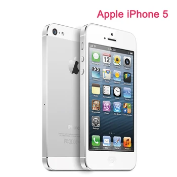 Apple iPhone 5 Б/у На 90% новый мобильный телефон GSM 3G Разблокированный мобильный телефон 16 ГБ ПЗУ Wifi 8-Мегапиксельная камера 4.0 