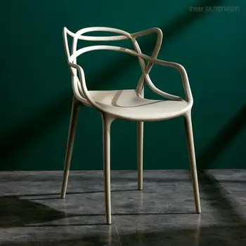 Игровое Минималистичное Деревянное кресло Nordic Lounge Офисный макияж Стулья для столовой на открытом воздухе Современная садовая мебель Mueblesa для взрослых