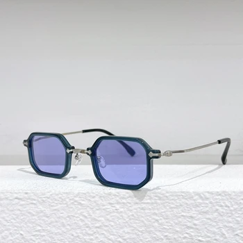Солнцезащитные очки в стиле ретро с небольшой оправой для мужчин James Tar * 484 Квадратные ацетатные солнцезащитные очки для женщин gafas de sol para mujeres
