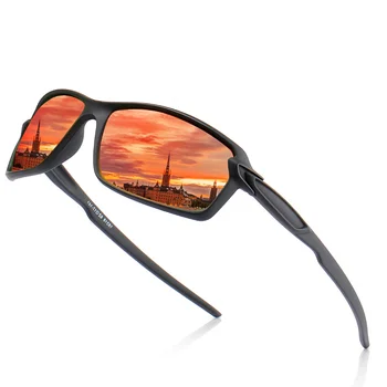 Поляризованные солнцезащитные очки, мужские спортивные солнцезащитные очки, эластичные цветные очки для езды на велосипеде, рыбалки, солнцезащитные очки для мужчин на открытом воздухе