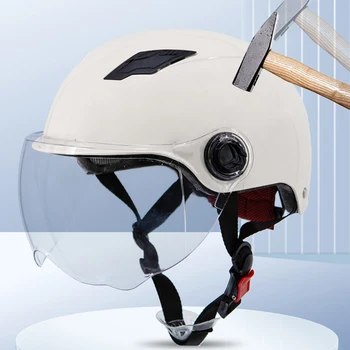 Шлем аккумулятор для электромобиля мотоциклетный шлем летний солнцезащитный свет для мужчин и женщин универсальная симпатичная каска
