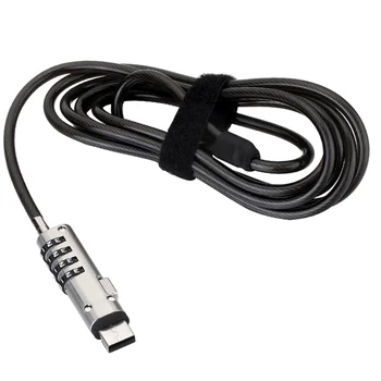 10X4 Цифровой универсальный замок USB для ноутбука, кабельный замок безопасности для компьютера