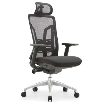 Компьютерный стул С поддержкой талии Офисное кресло для домашнего использования, удобное для сидячего образа жизни, Поворотный подъем, износостойкий дышащий