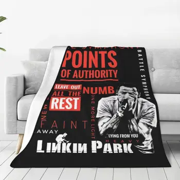 Linkinpark Одеяло для рок-музыки, пушистые забавные теплые пледы для покрывала Осень/зима