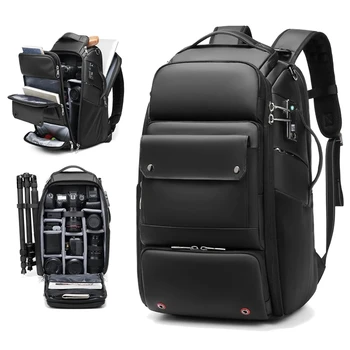 Новый рюкзак для фотосъемки большой емкости, водонепроницаемая Профессиональная сумка для фотоаппарата, Стильный рюкзак для ноутбука, чемодан для зеркального дрона Canon