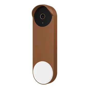 Силиконовый защитный чехол для дверного звонка, водонепроницаемый чехол для дверного звонка, защищающий от падения, для аксессуаров для дверного звонка Google Nest