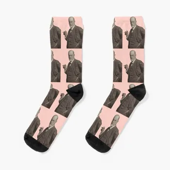 Розовые носки Freud with Cigar Blush Носки Мужские нескользящие футбольные носки