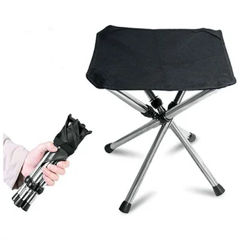 Складной стул для кемпинга на открытом воздухе, стул для рыбалки, Легкий складной стул с сумкой для хранения, Портативный мини-походный стул для путешествий