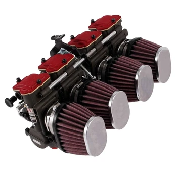 38 42 45 50 55 60 мм Характеристики Замена красного воздушного фильтра для мотоцикла Скутера Мопеда Dirt Pit Bike GTWS