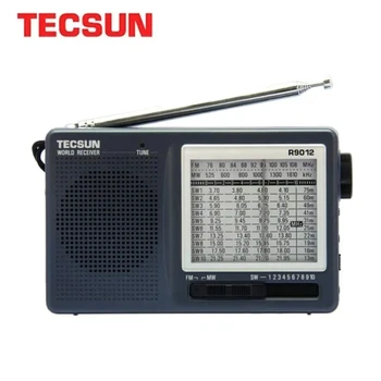TECSUN R-9012 Радио FM AM SW Портативное Радио 12 Полос Портативный Радиоприемник Высокая Чувствительность Низкий Уровень Шума Коротковолновое Карманное Радио