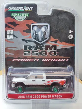 1:64 2016 Ram 2500 Power Wagon Пикап (зеленая версия) Коллекция моделей автомобилей