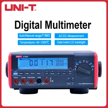 Цифровой мультиметр UNI-T Bechtop AC DC Вольтметр Сопротивление Емкость Частота Настольный тестер UT802 / UT804