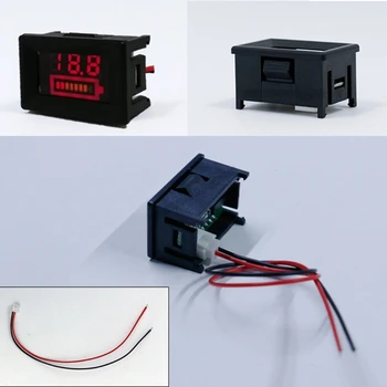 ЖК-цифровой индикатор емкости аккумулятора, вольтметр, измеритель напряжения, автомобильный тестер 5-100 В