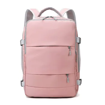 Новый женский рюкзак для путешествий, водоотталкивающий противоугонный Стильный повседневный рюкзак, сумка с багажным ремнем и USB-портом для зарядки, рюкзак