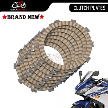 Аксессуары для мотоциклов 7 комплектов пластин сцепления Фрикционные диски для Yamaha YZF R3 R25 MT-03 MT03 2015-2022
