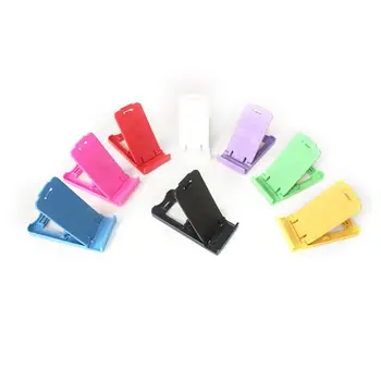 Мини-подставка для мобильного телефона в форме стула, карманный многоугольный настольный держатель, пляжный стул ярких цветов в форме планшета для настольного телефона