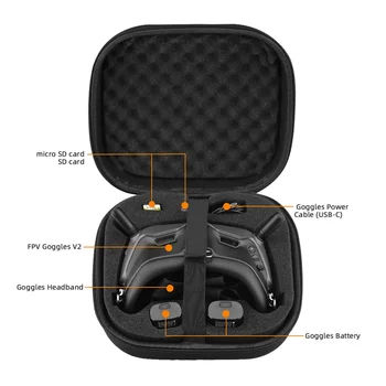 Сумка для хранения очков FPV Combo Goggles V2, портативная сумка, чехол для переноски аксессуаров для дронов Avata Flying Glasses, стиль B