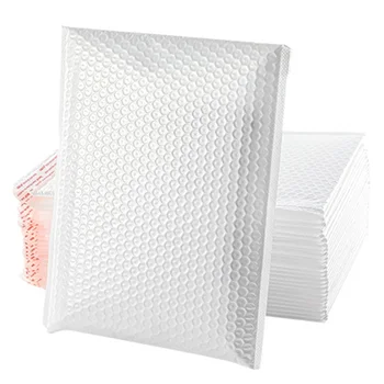 50 шт Экспресс-пакет с пузырчатым покрытием для почтовых отправлений, сумки для упаковки одежды, магазин мягкой упаковки почтовых пакетов
