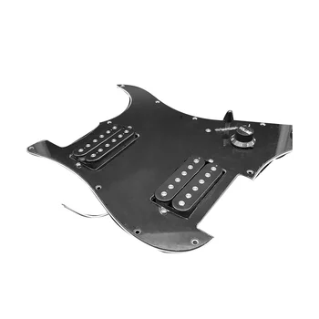 Электрогитара ST SQ с предварительно подключенной накладкой для гитары, накладка для гитары, накладка для электрогитары в сборе, черный