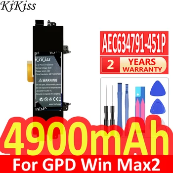 4900 мАч KiKiss Мощный Аккумулятор AEC634791-451P AEC634791451P Для GPD Win Max 2 Max2 Ноутбук Bateria