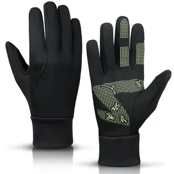 Зимняя велосипедная перчатка OZERO с подогревом, полные пальцы, противоскользящая велосипедная перчатка для занятий спортом на открытом воздухе, перчатка для катания на горных велосипедах, гоночная перчатка с сенсорным экраном