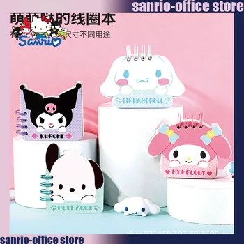 Ноутбук Sanrio Оптом с отрывными листами, мини-блокнот Kuromi Pochacco My Melody, Мультяшная записная книжка для заметок, школьные принадлежности