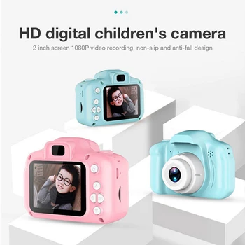 Детская мини-цифровая камера X2 Может снимать видео, мультфильм, Маленькая камера, игрушка, подарок для детской вечеринки, Многофункциональные микрокамеры