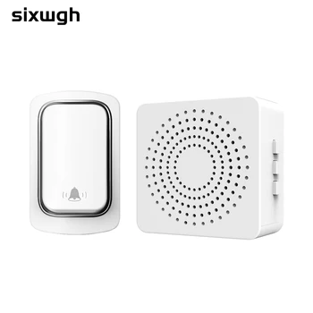 SIXWGH Наружный беспроводной дверной звонок My Melody, водонепроницаемая кинетическая кнопка, домашний USB-звонок