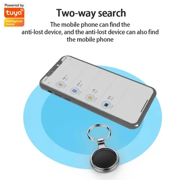 Tuya /smart Life Item Finder Mini 2023 Двустороннее Поисковое Устройство 15m Tracker 5.0 Новые Смарт-метки Key Abs Finder Беспроводной